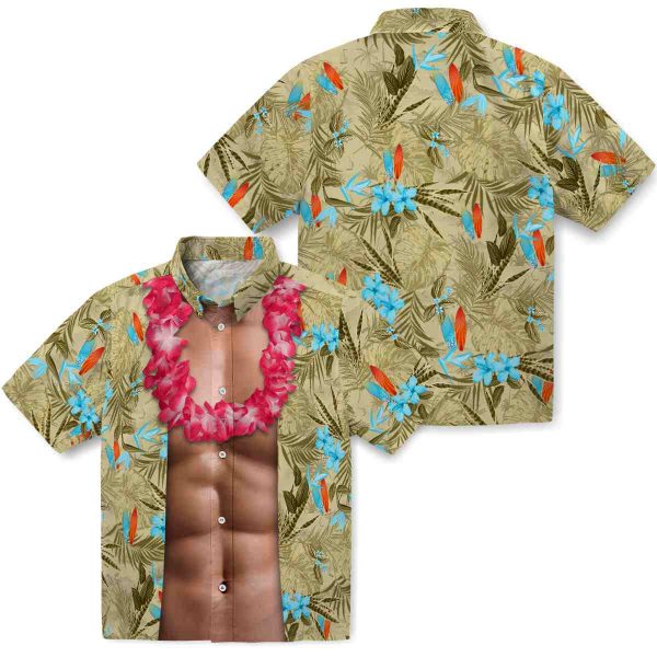 Surf Chest Illusion Hawaiian Shirt Latest Model