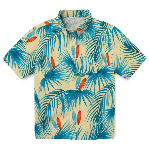 Surf Leafy Palms Hawaiian Shirt Best selling