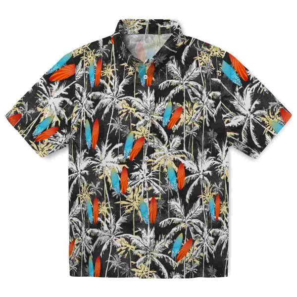 Surf Palm Pattern Hawaiian Shirt Best selling