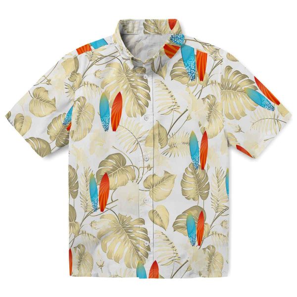 Surf Tropical Plants Hawaiian Shirt Best selling