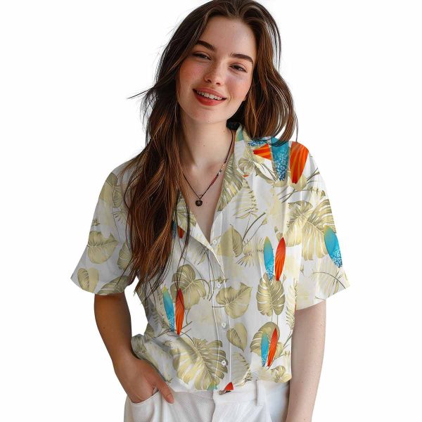 Surf Tropical Plants Hawaiian Shirt Trendy