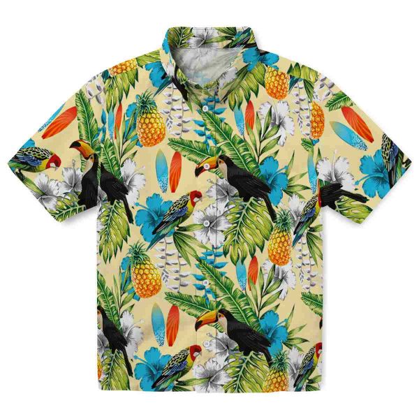 Surf Tropical Toucan Hawaiian Shirt Best selling