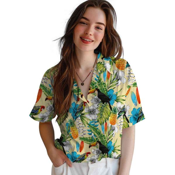 Surf Tropical Toucan Hawaiian Shirt Trendy