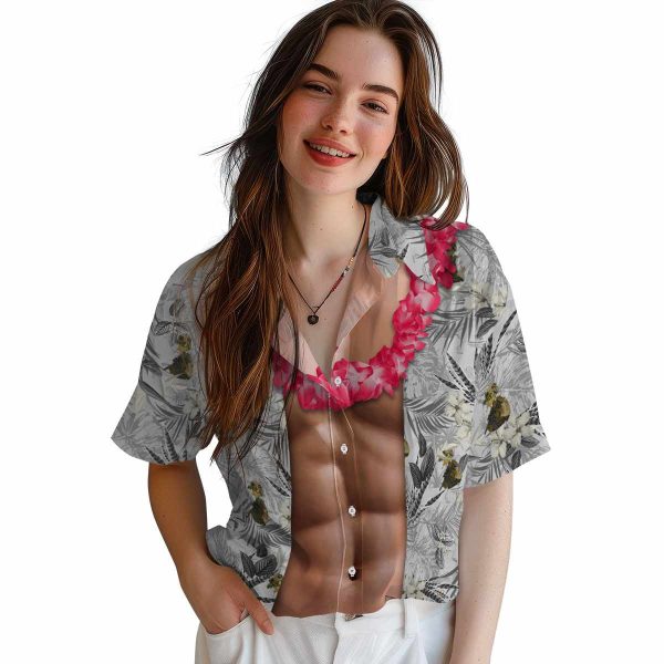 Tactical Chest Illusion Hawaiian Shirt Trendy