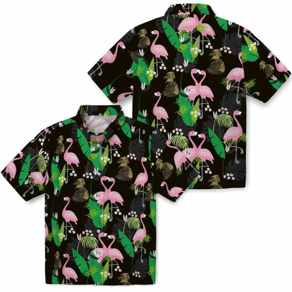 Tactical Flamingo Foliage Hawaiian Shirt Latest Model