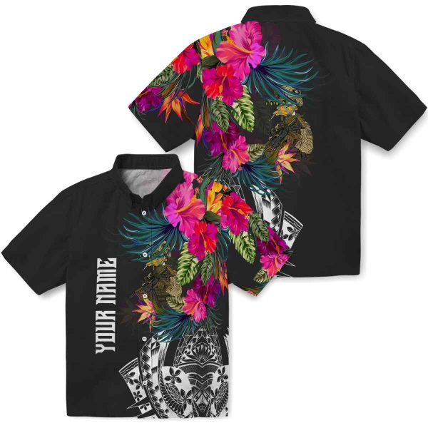 Tactical Floral Polynesian Hawaiian Shirt Latest Model