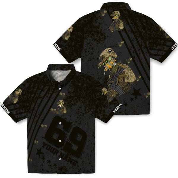 Tactical Star Stripes Hawaiian Shirt Latest Model