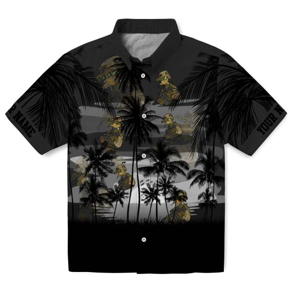 Tactical Sunset Scene Hawaiian Shirt Best selling