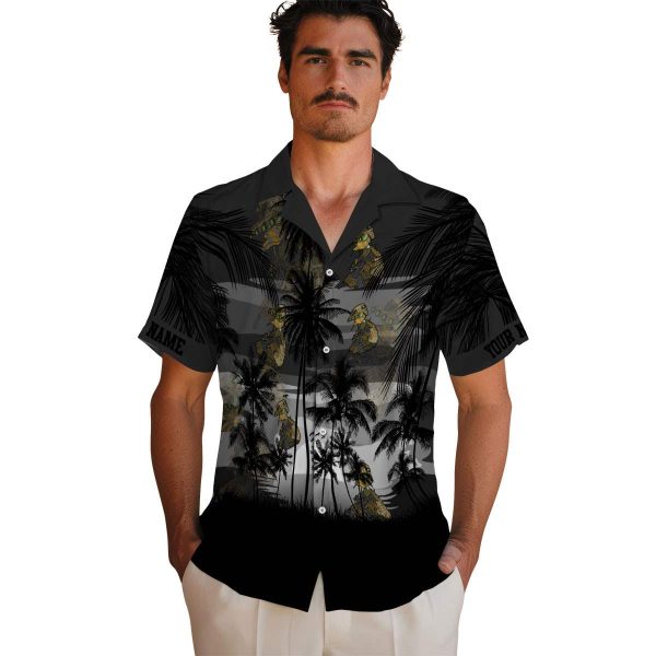 Tactical Sunset Scene Hawaiian Shirt High quality