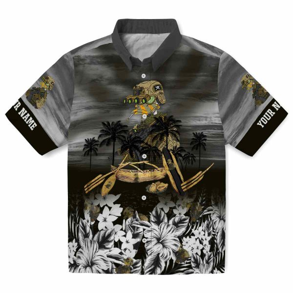 Tactical Tropical Canoe Hawaiian Shirt Best selling