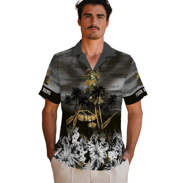 Tactical Tropical Canoe Hawaiian Shirt High quality