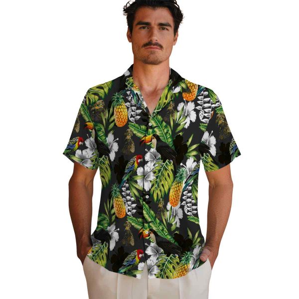 Tactical Tropical Toucan Hawaiian Shirt High quality