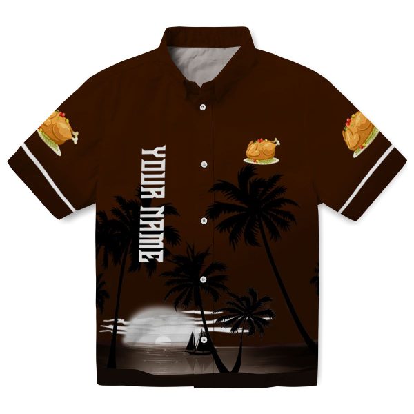 Thanksgiving Beach Sunset Hawaiian Shirt Best selling