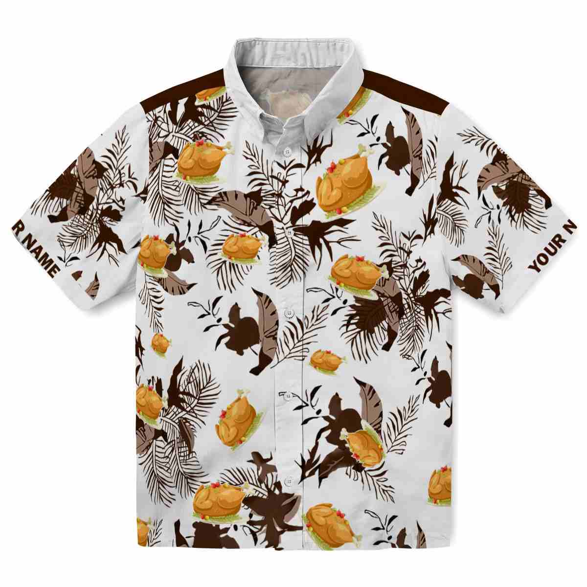 Thanksgiving Botanical Theme Hawaiian Shirt Best selling