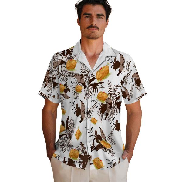 Thanksgiving Botanical Theme Hawaiian Shirt High quality