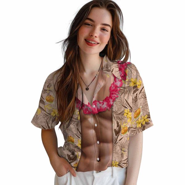 Thanksgiving Chest Illusion Hawaiian Shirt Trendy