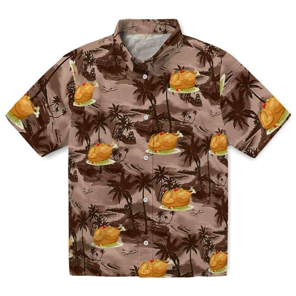 Thanksgiving Coastal Palms Hawaiian Shirt Best selling