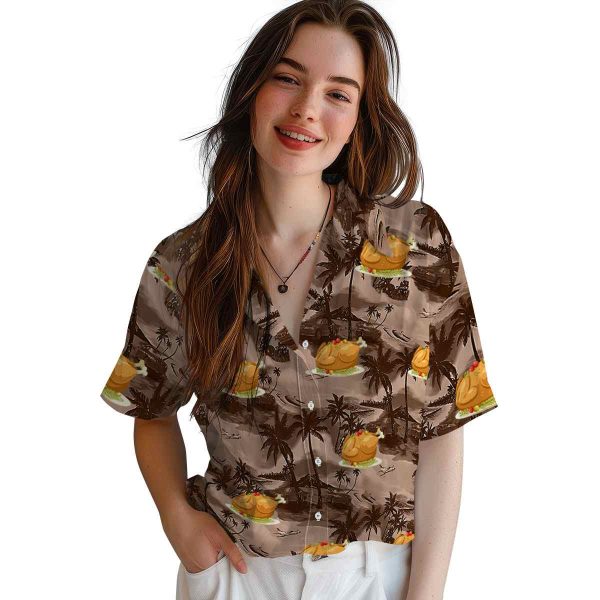 Thanksgiving Coastal Palms Hawaiian Shirt Trendy