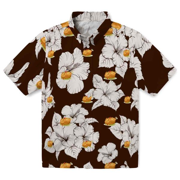 Thanksgiving Hibiscus Blooms Hawaiian Shirt Best selling