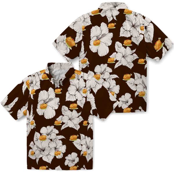 Thanksgiving Hibiscus Blooms Hawaiian Shirt Latest Model