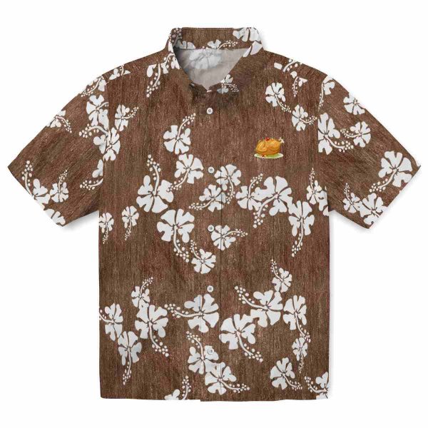 Thanksgiving Hibiscus Clusters Hawaiian Shirt Best selling