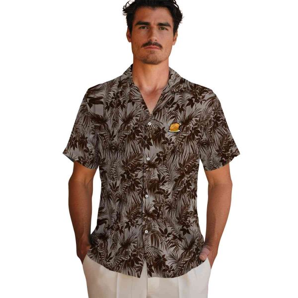 Thanksgiving Leafy Pattern Hawaiian Shirt High quality