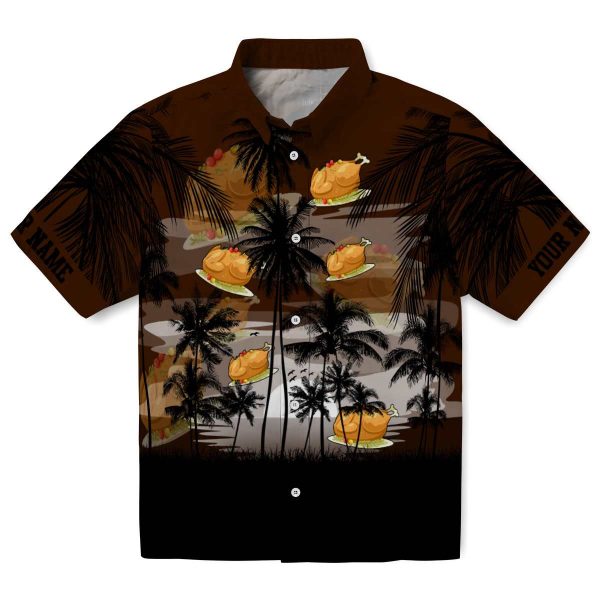 Thanksgiving Sunset Scene Hawaiian Shirt Best selling