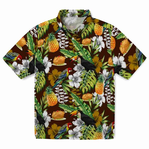 Thanksgiving Tropical Toucan Hawaiian Shirt Best selling