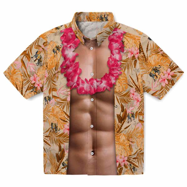 Tiger Chest Illusion Hawaiian Shirt Best selling