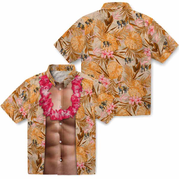 Tiger Chest Illusion Hawaiian Shirt Latest Model