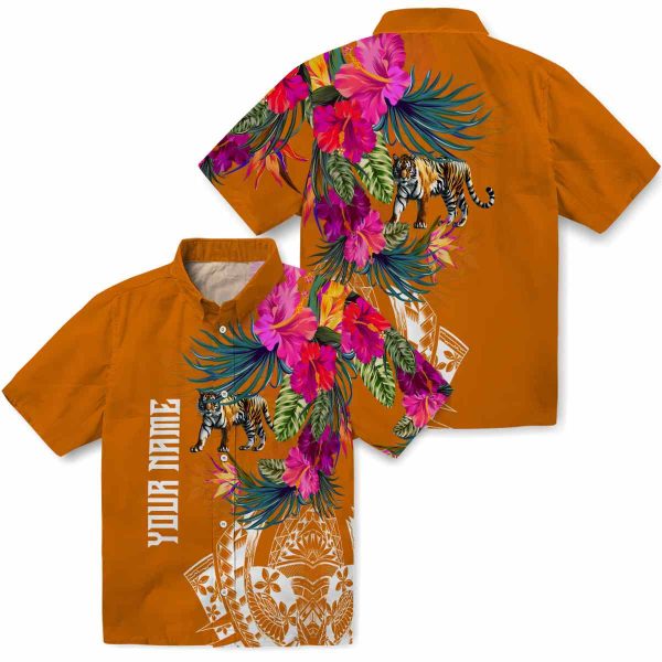 Tiger Floral Polynesian Hawaiian Shirt Latest Model
