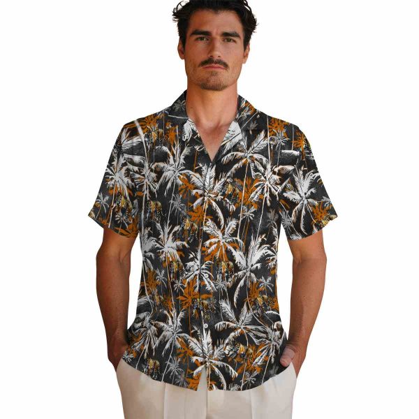 Tiger Palm Pattern Hawaiian Shirt High quality