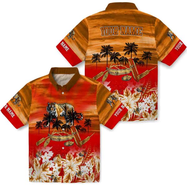 Tiger Tropical Canoe Hawaiian Shirt Latest Model