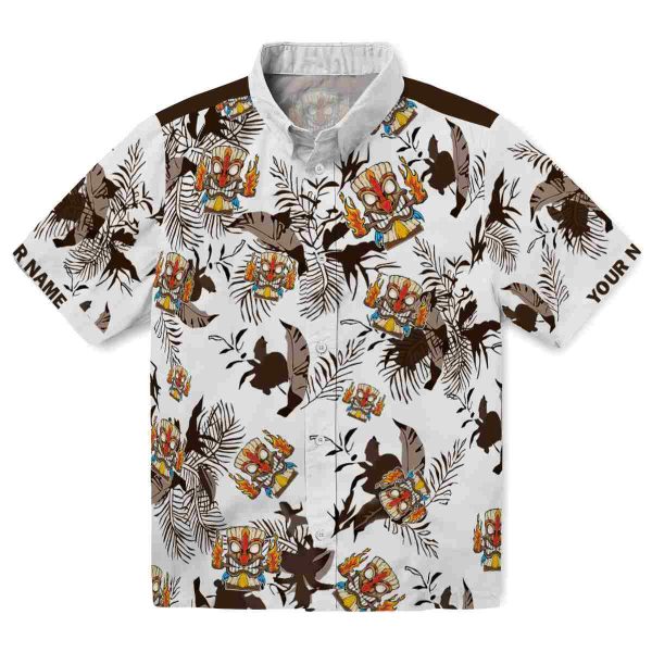 Tiki Botanical Theme Hawaiian Shirt Best selling