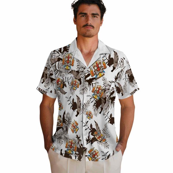 Tiki Botanical Theme Hawaiian Shirt High quality