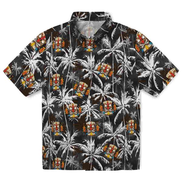 Tiki Palm Pattern Hawaiian Shirt Best selling