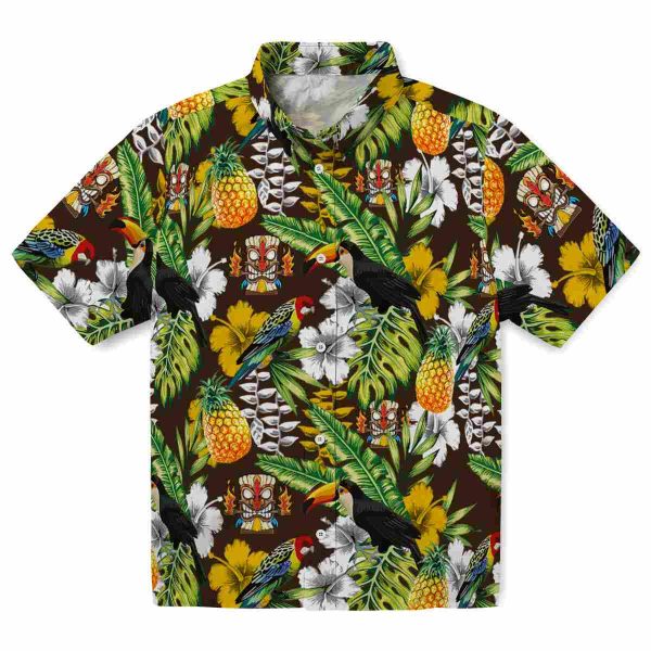 Tiki Tropical Toucan Hawaiian Shirt Best selling