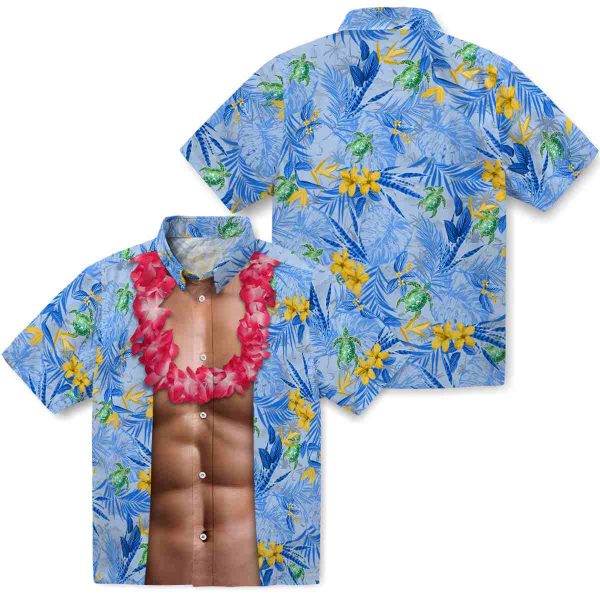 Tribal Chest Illusion Hawaiian Shirt Latest Model