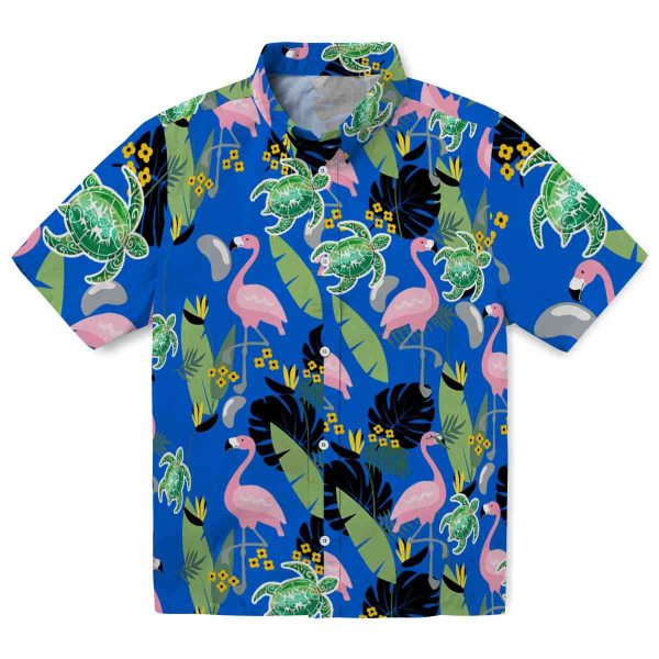 Tribal Flamingo Leaves Hawaiian Shirt Best selling