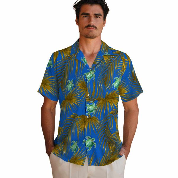 Tribal Leafy Palms Hawaiian Shirt High quality