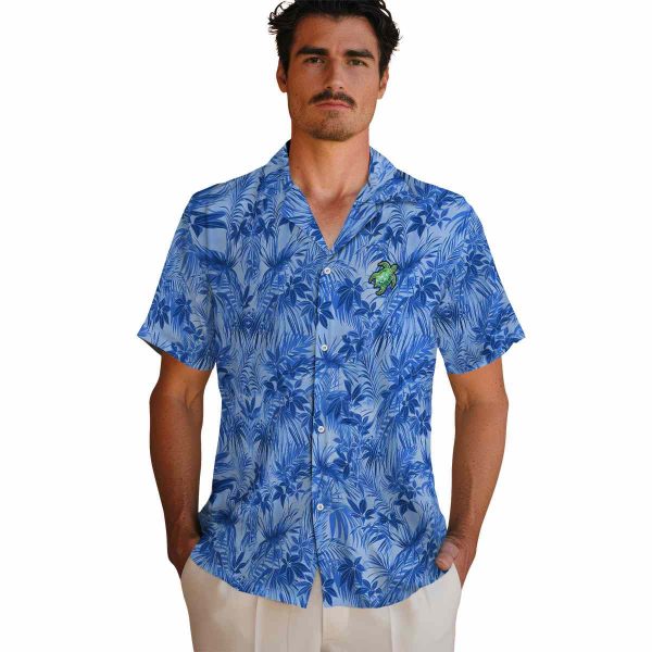 Tribal Leafy Pattern Hawaiian Shirt High quality