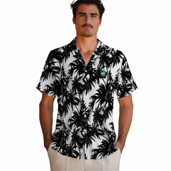 Tribal Palm Motifs Hawaiian Shirt High quality