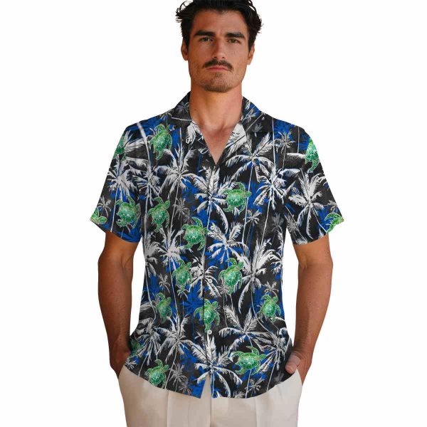 Tribal Palm Pattern Hawaiian Shirt High quality