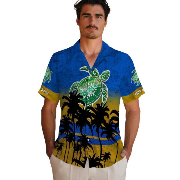 Tribal Sunset Pattern Hawaiian Shirt High quality