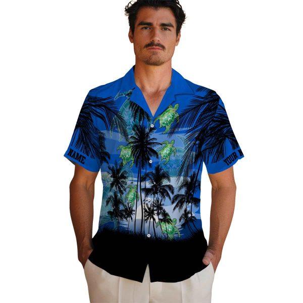 Tribal Sunset Scene Hawaiian Shirt High quality