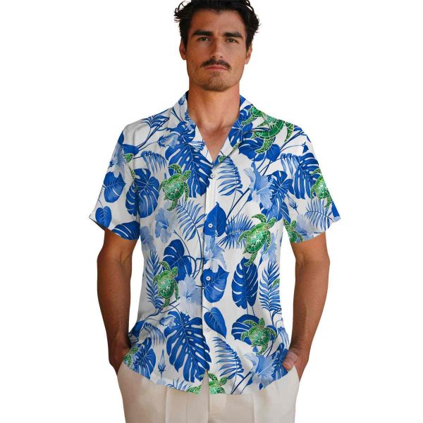 Tribal Tropical Plants Hawaiian Shirt High quality