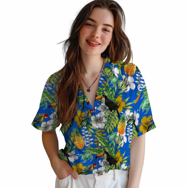 Tribal Tropical Toucan Hawaiian Shirt Trendy