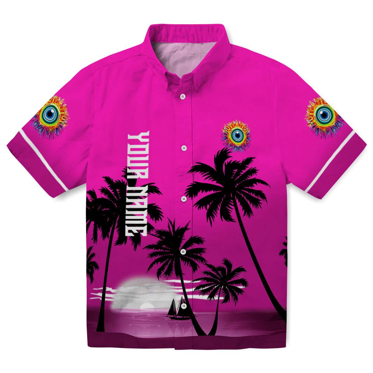 Trippy Beach Sunset Hawaiian Shirt Best selling