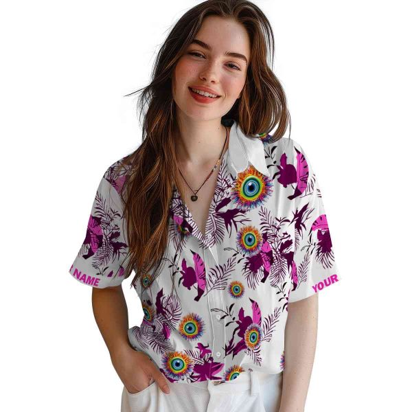 Trippy Botanical Theme Hawaiian Shirt Trendy