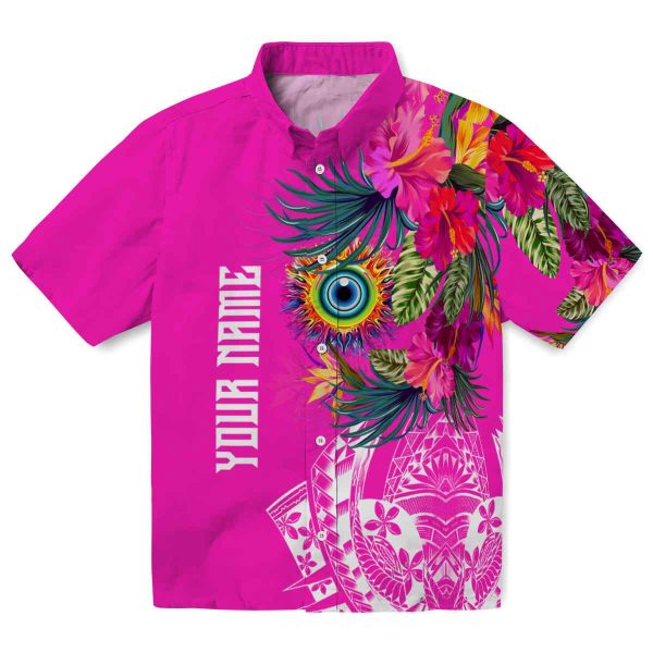 Trippy Floral Polynesian Hawaiian Shirt Best selling